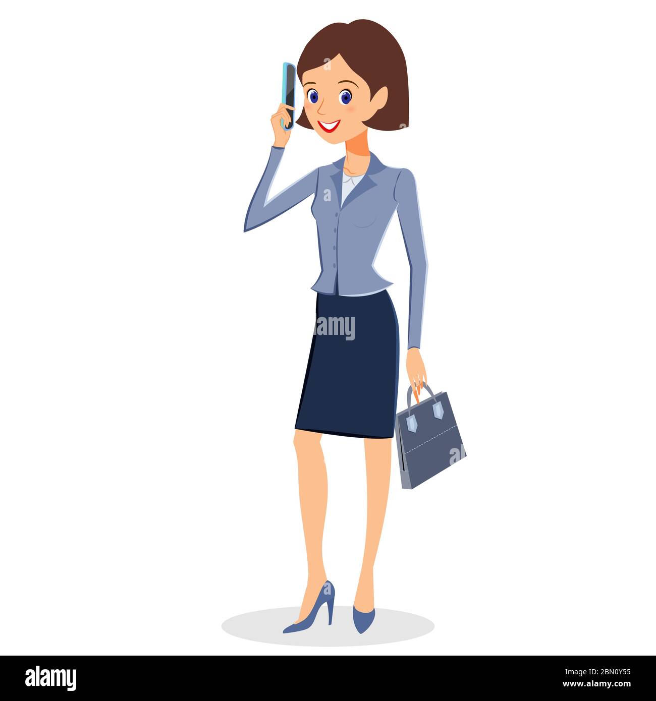 Young asian business woman (upper body / waist up ) vector