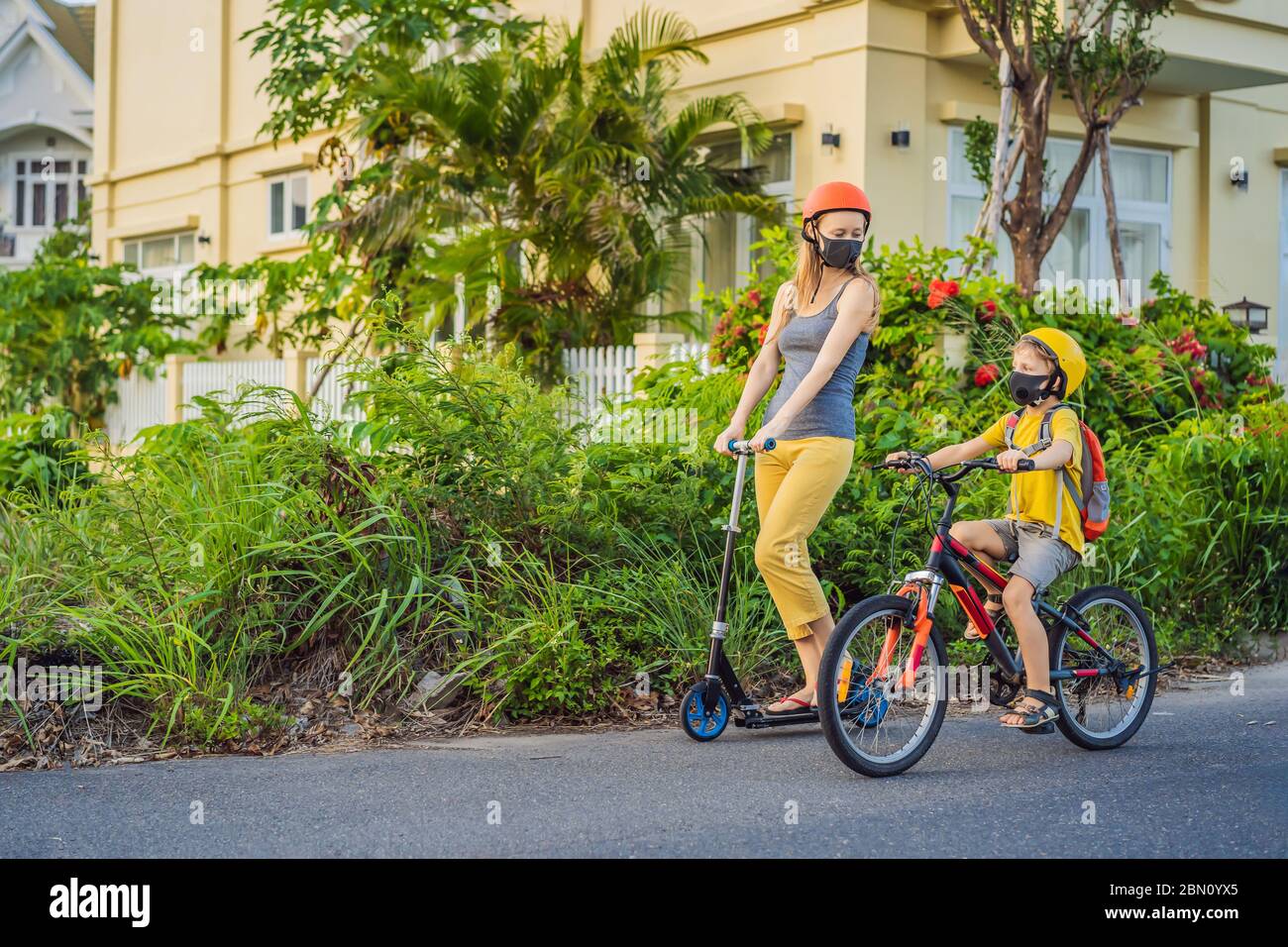kid biking