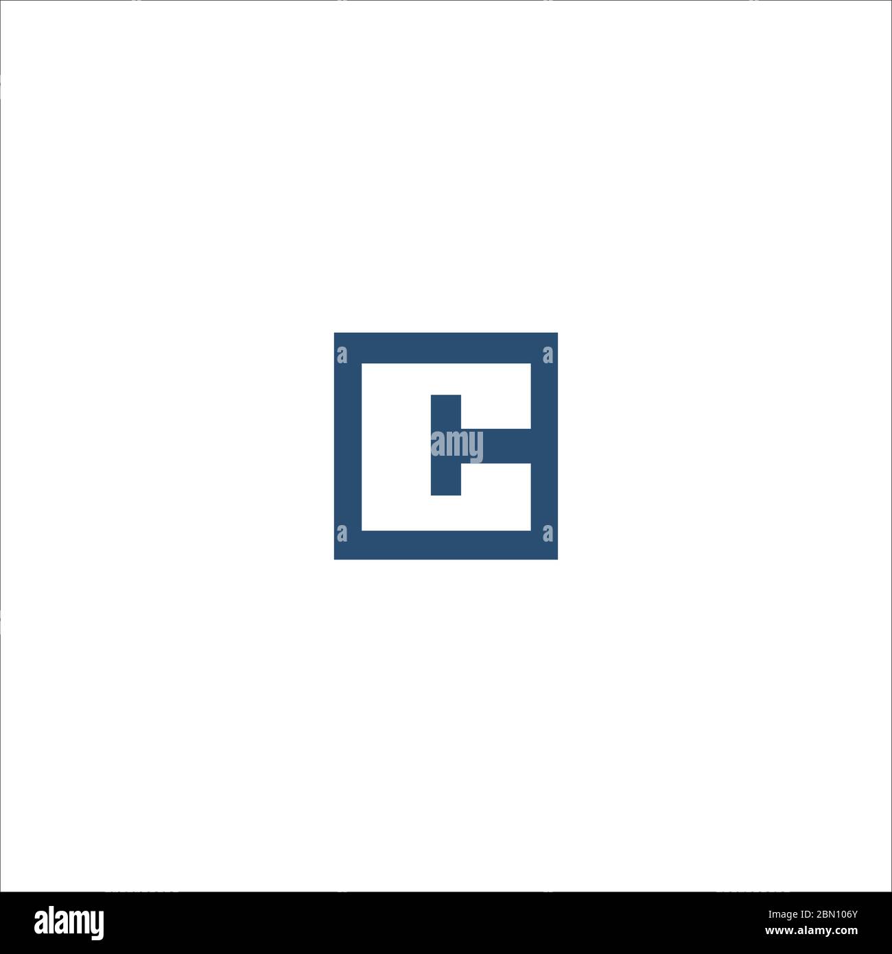 Initial letter hc logo or ch logo vector design template Stock Vector