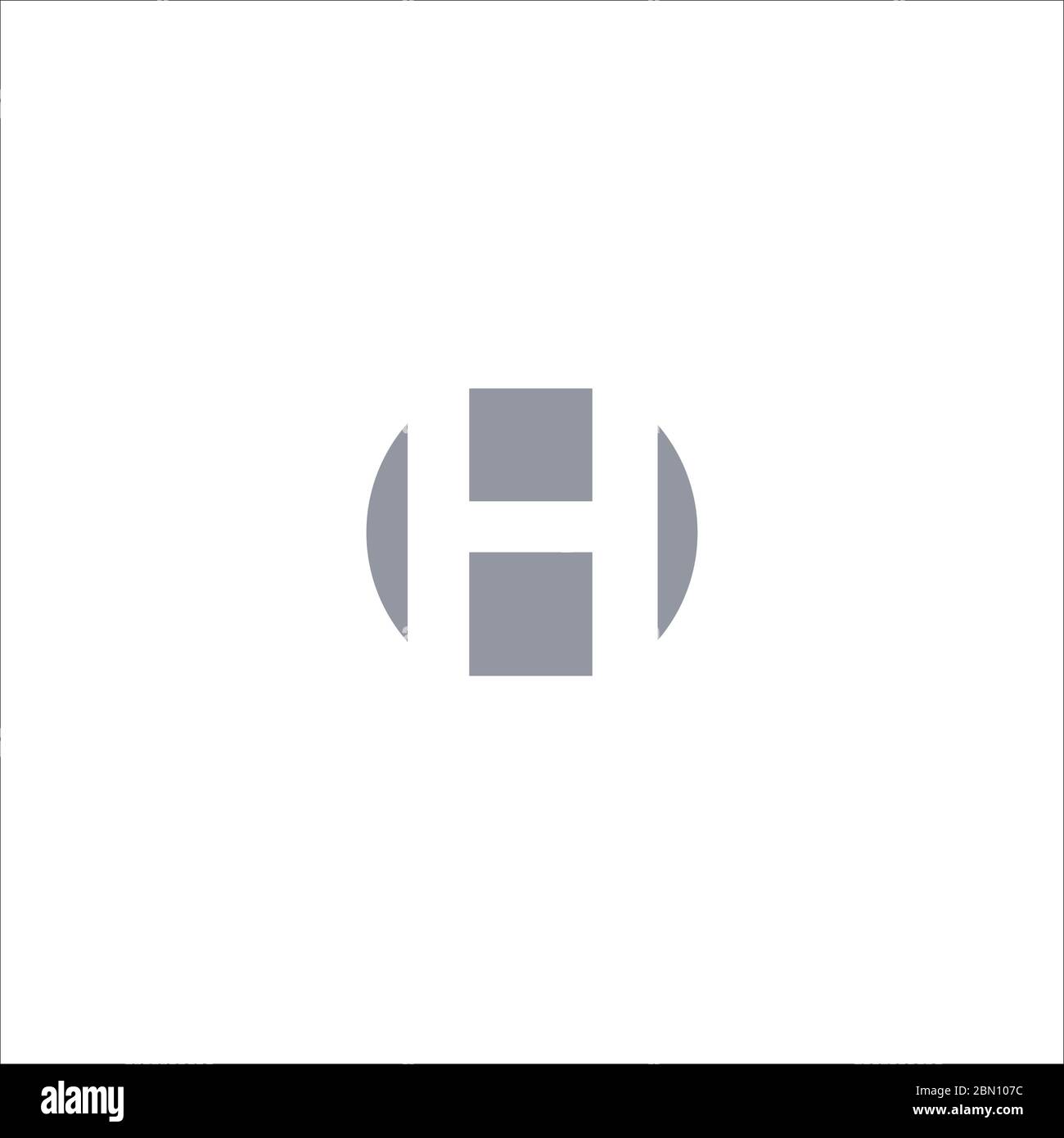 Initial letter hc logo or ch logo vector design template Stock Vector