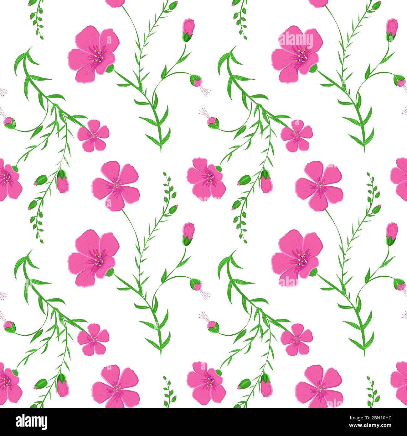 Abstract elegant seamless botanical pattern with floral background ...