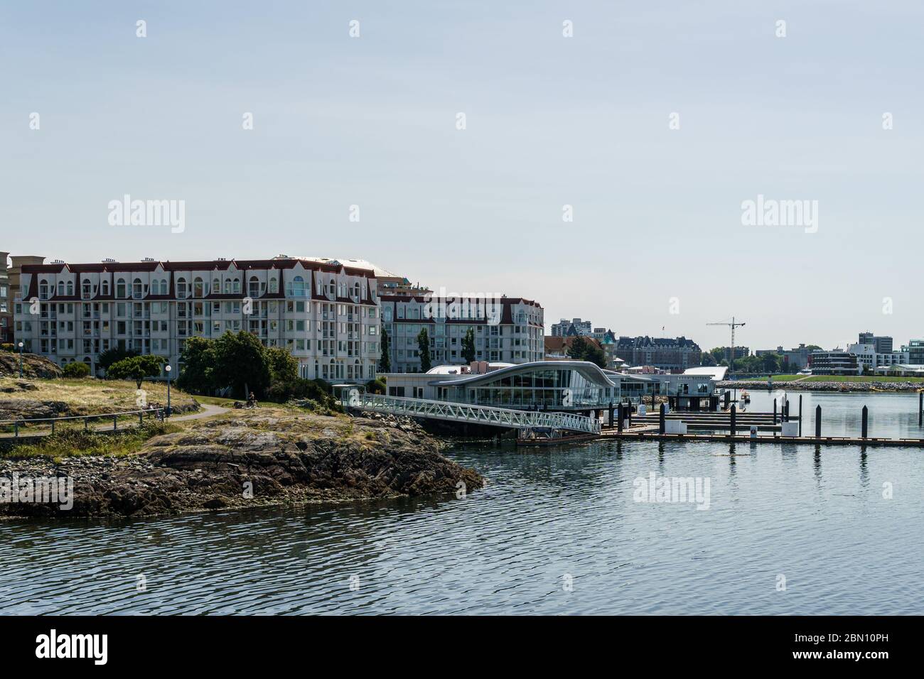 VICTORIA, CANADA - JULY 14, 2019: Boom plus Batten Restaurant and Cafe Tourists sightseeing destination Stock Photo