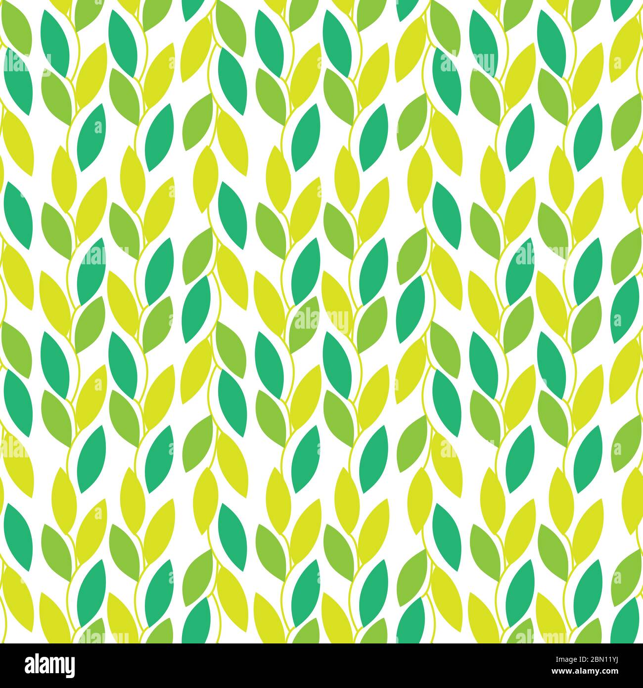 Seamless vector  seamless pattern with leaves, vines. Unique and elegant seamless nature background with leaves Stock Vector
