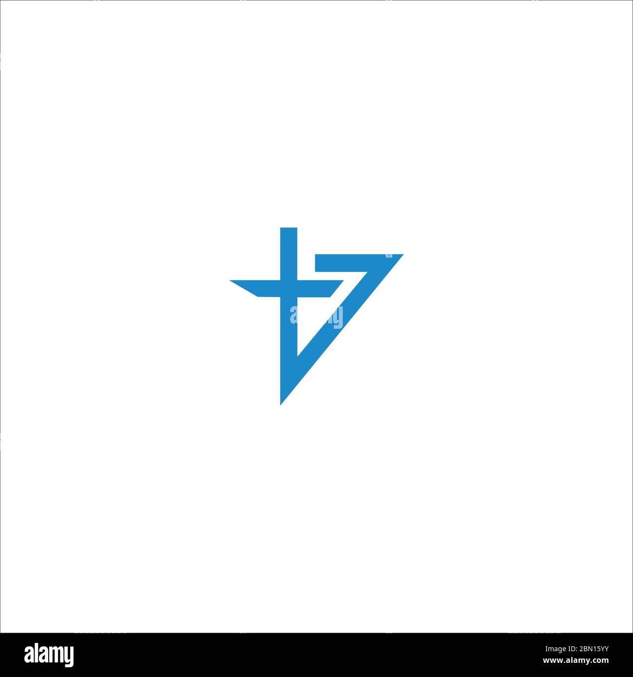 Initial letter tb logo or bt logo vector design template Stock Vector