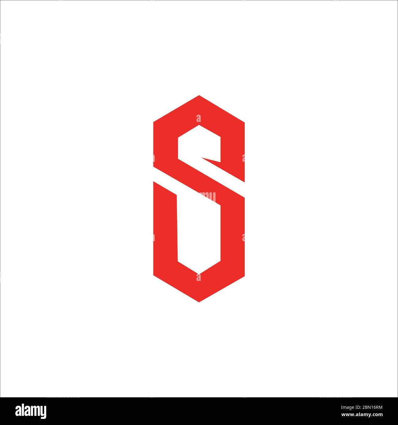 Initial letter is logo or si logo vector design template Stock Vector
