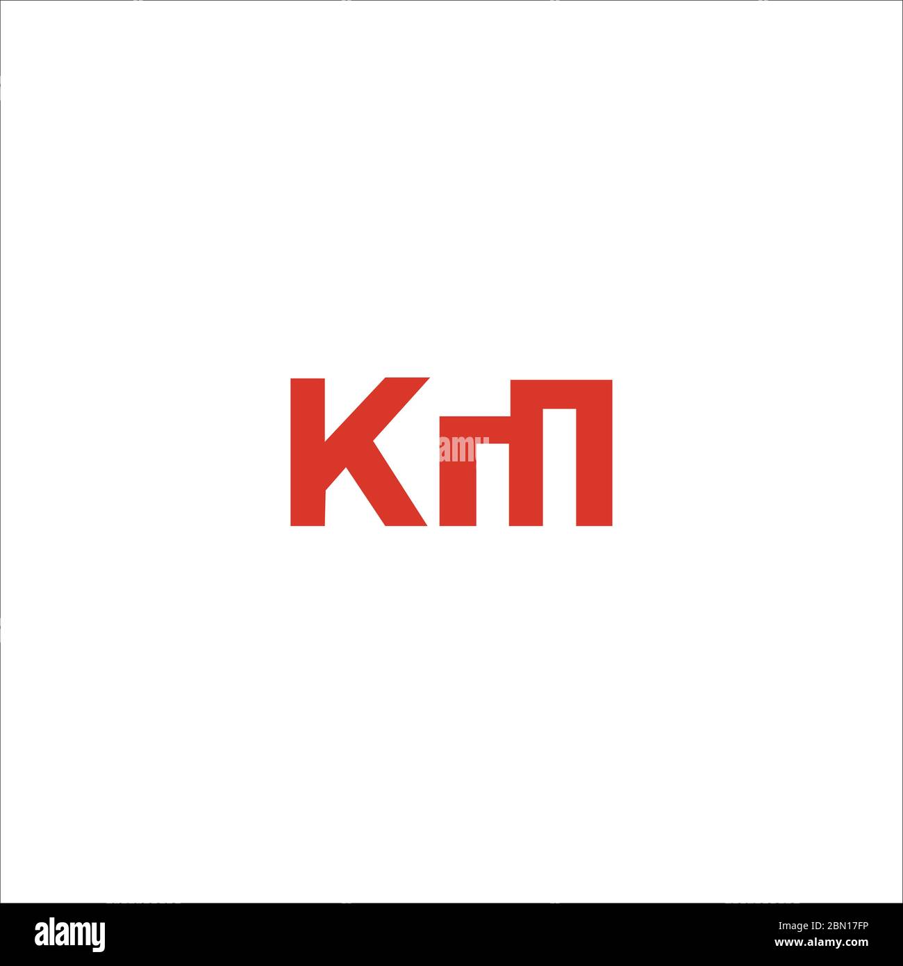 Initial letter km logo or mk logo vector design template Stock Vector