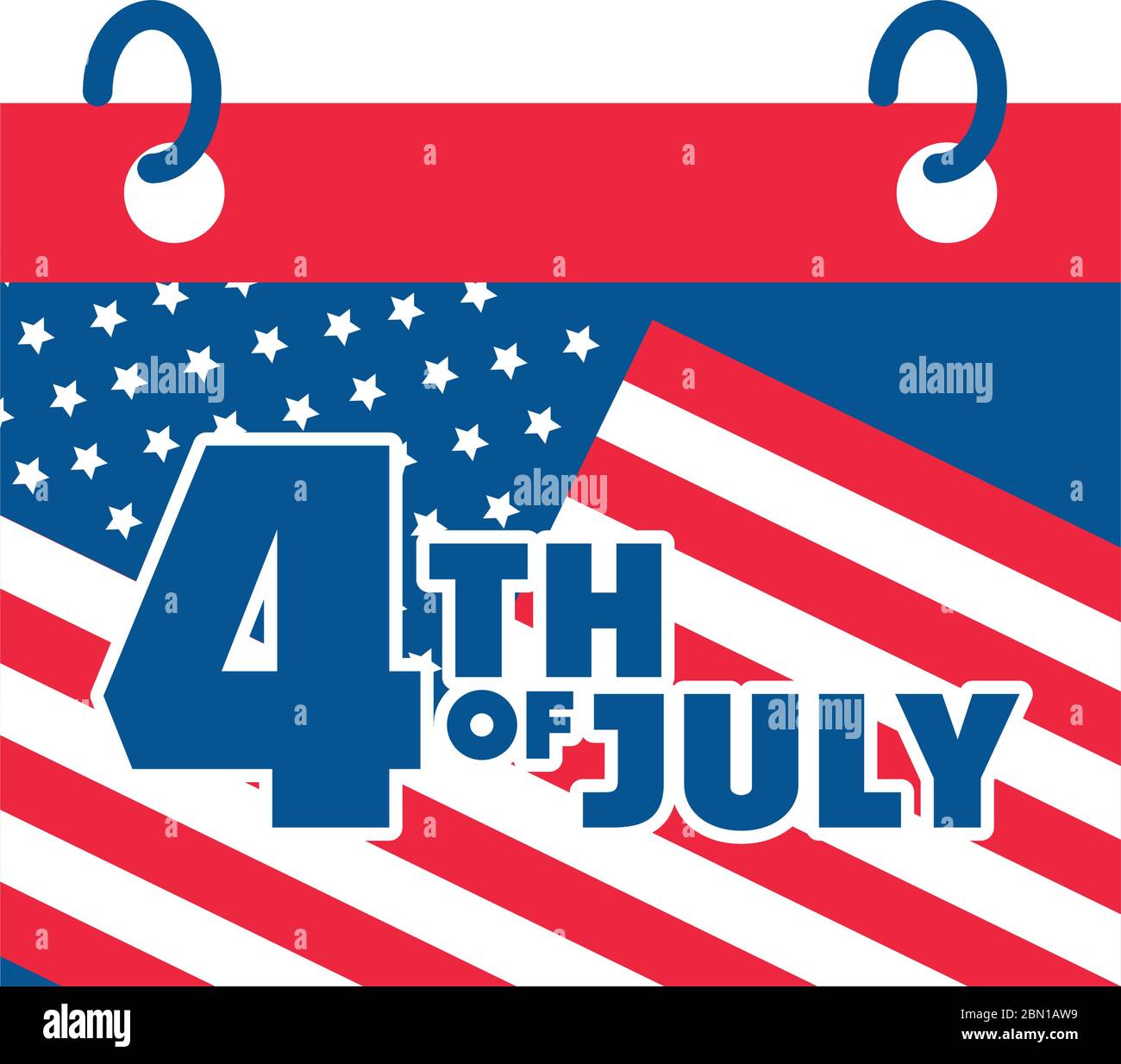 4th of july independence day, calendar date american flag celebration