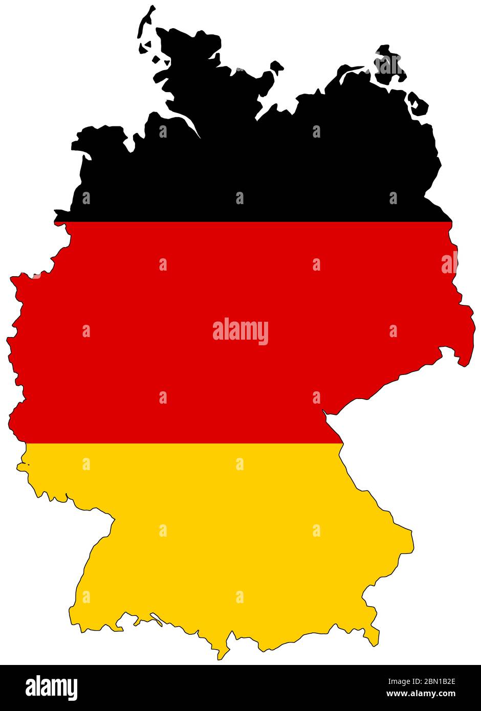 Map germany Cut Out Stock Images & Pictures - Alamy