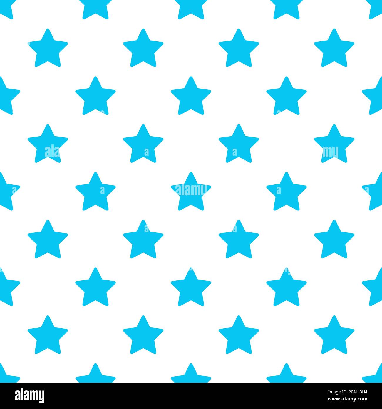 Seamless pattern with blue stars. Stock vector illustration isolated on ...