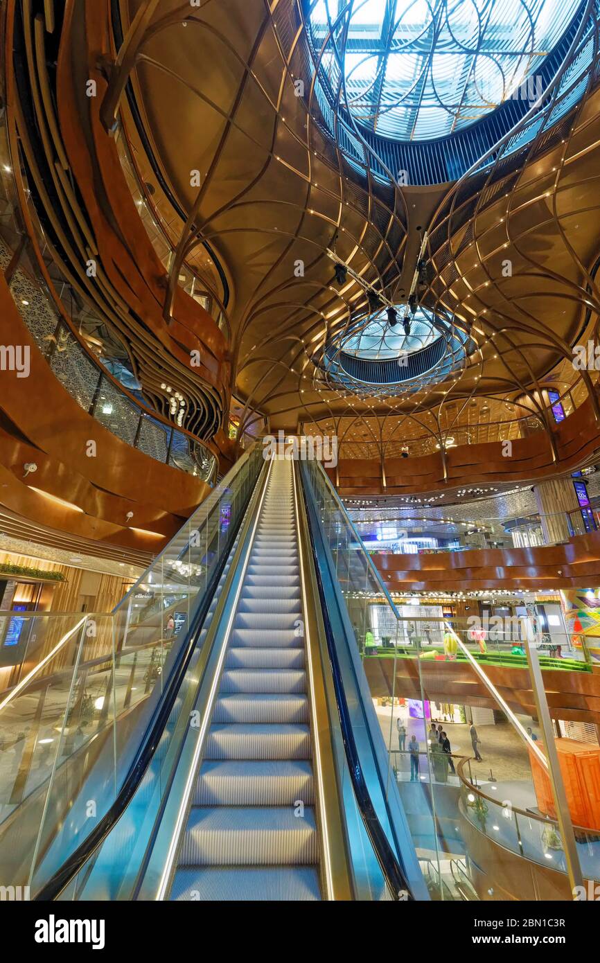 Interior View of Modern Shopping Mall K11 Musea in Tsim Sha Tsui, Hong Kong  Editorial Stock Image - Image of city, interior: 258669739