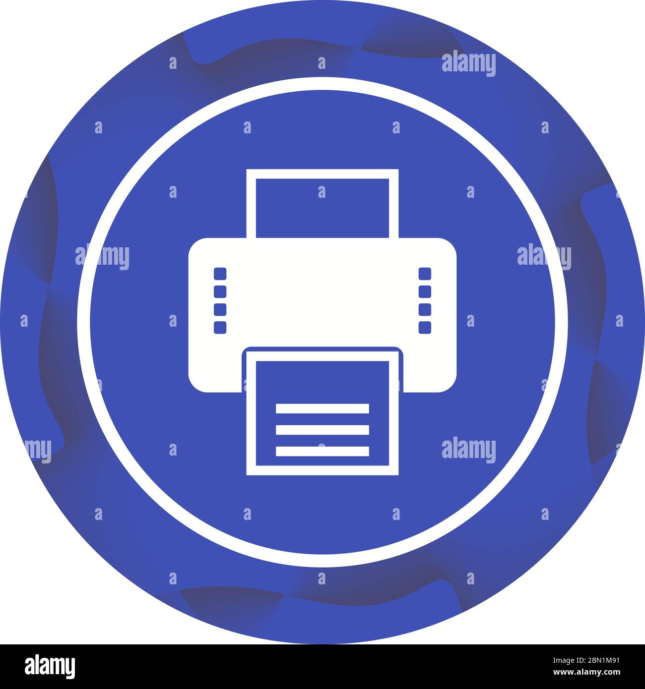 Beautiful Printer Vector Glyph icon Stock Vector
