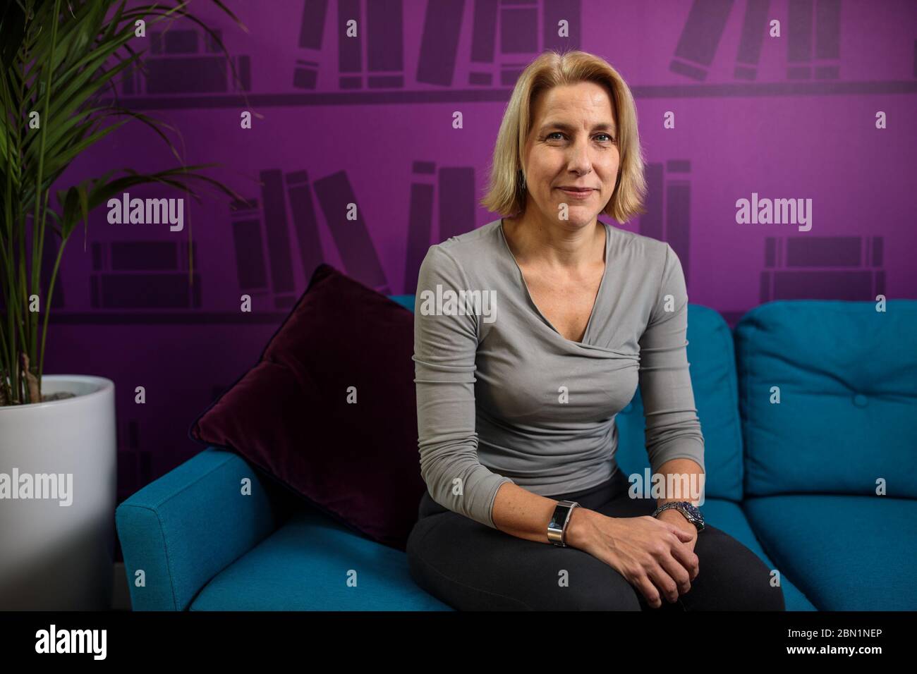 CEO of the British Retail Consortium (BRC) Helen Dickinson OBE poses for a portrait at BRC offices in London Bridge, London, England on February 7, 2019. Stock Photo