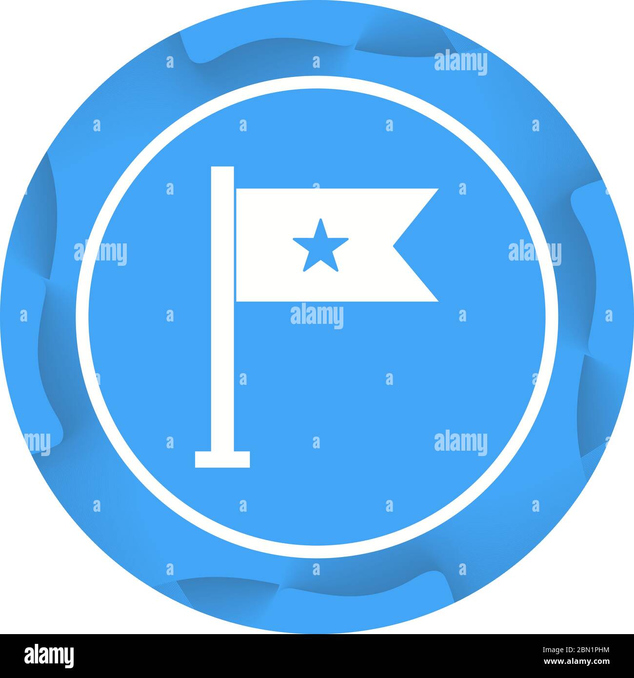 Beautiful Flag Vector Glyph icon Stock Vector Image & Art - Alamy