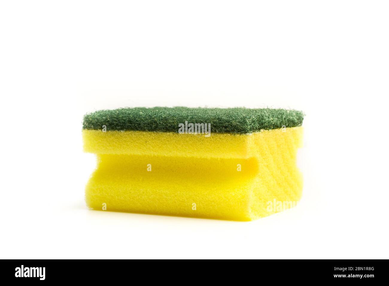 Sponges with scouring pads on a white background Stock Photo Alamy