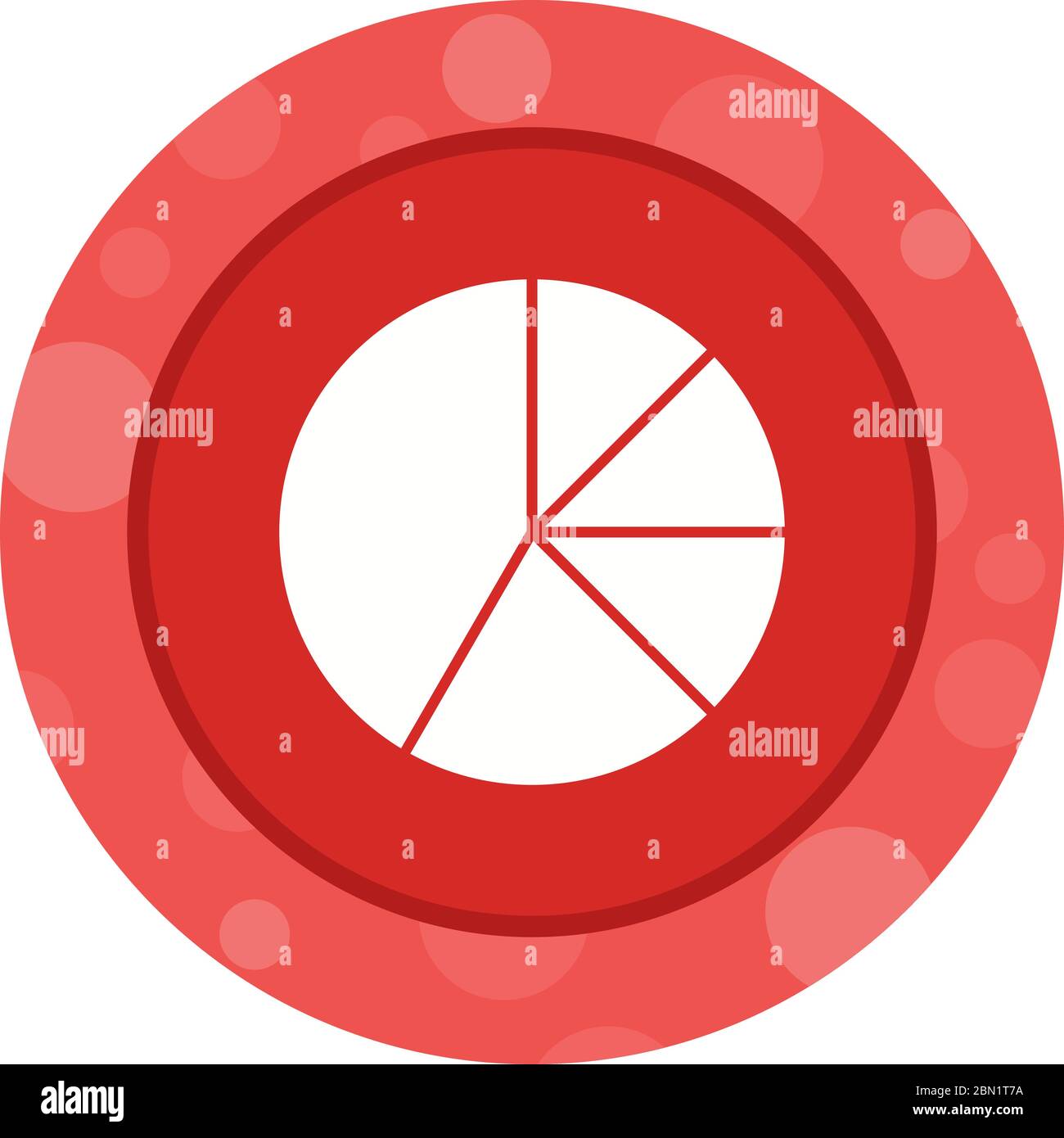 Beautiful Pie chart Vector Glyph icon Stock Vector Image & Art Alamy