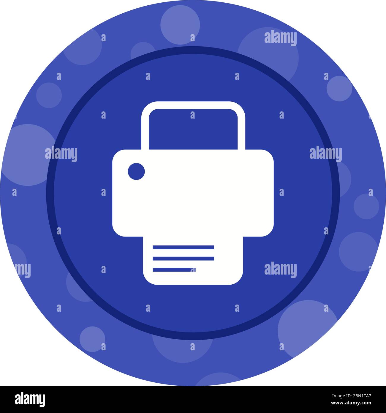 Beautiful Printer Vector Glyph icon Stock Vector