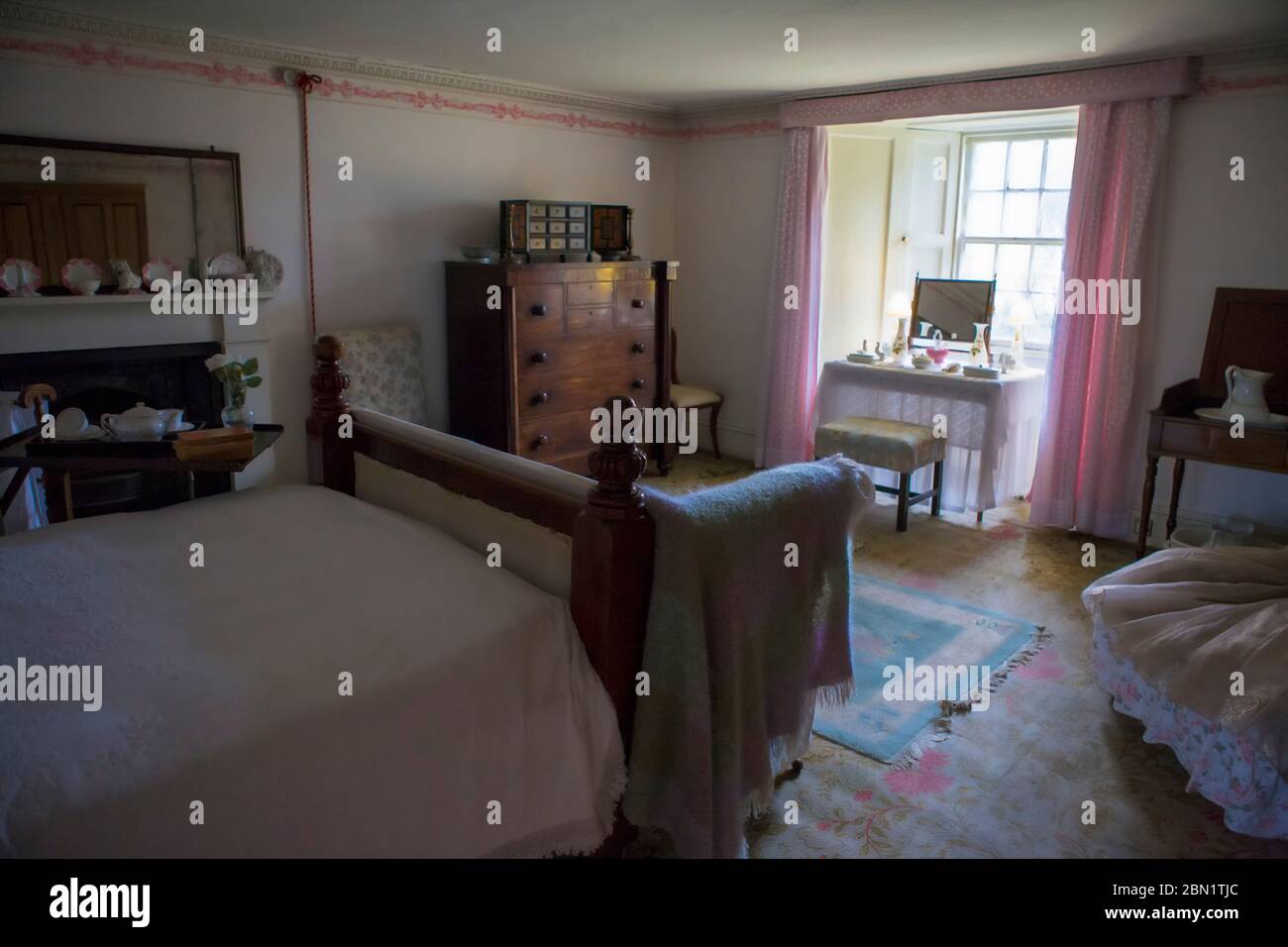 Guest bedroom in Traquair House, reputedly Scotland's oldest inhabited