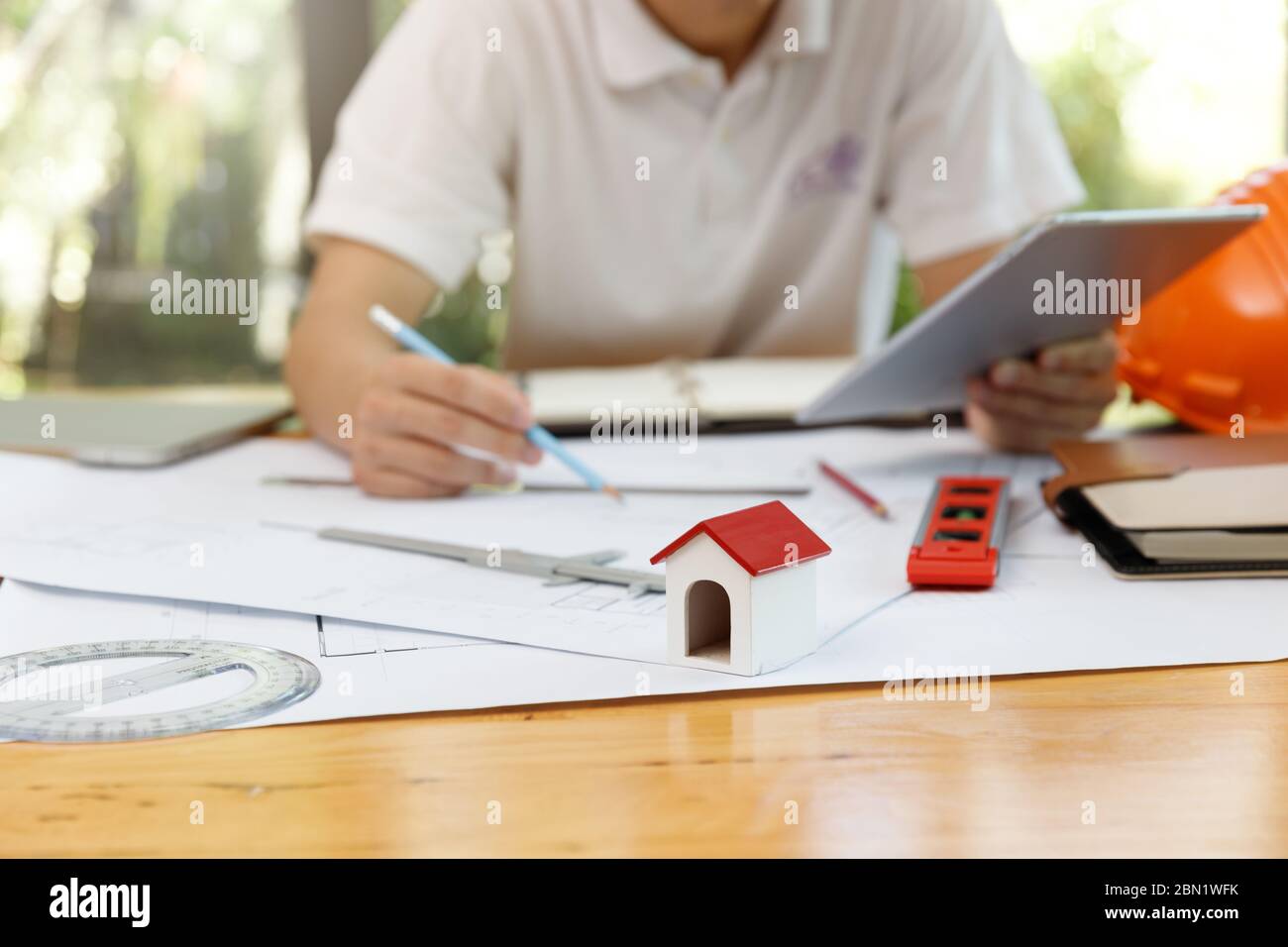 Engineer and Architect concept, Engineer Architects and Interior ...