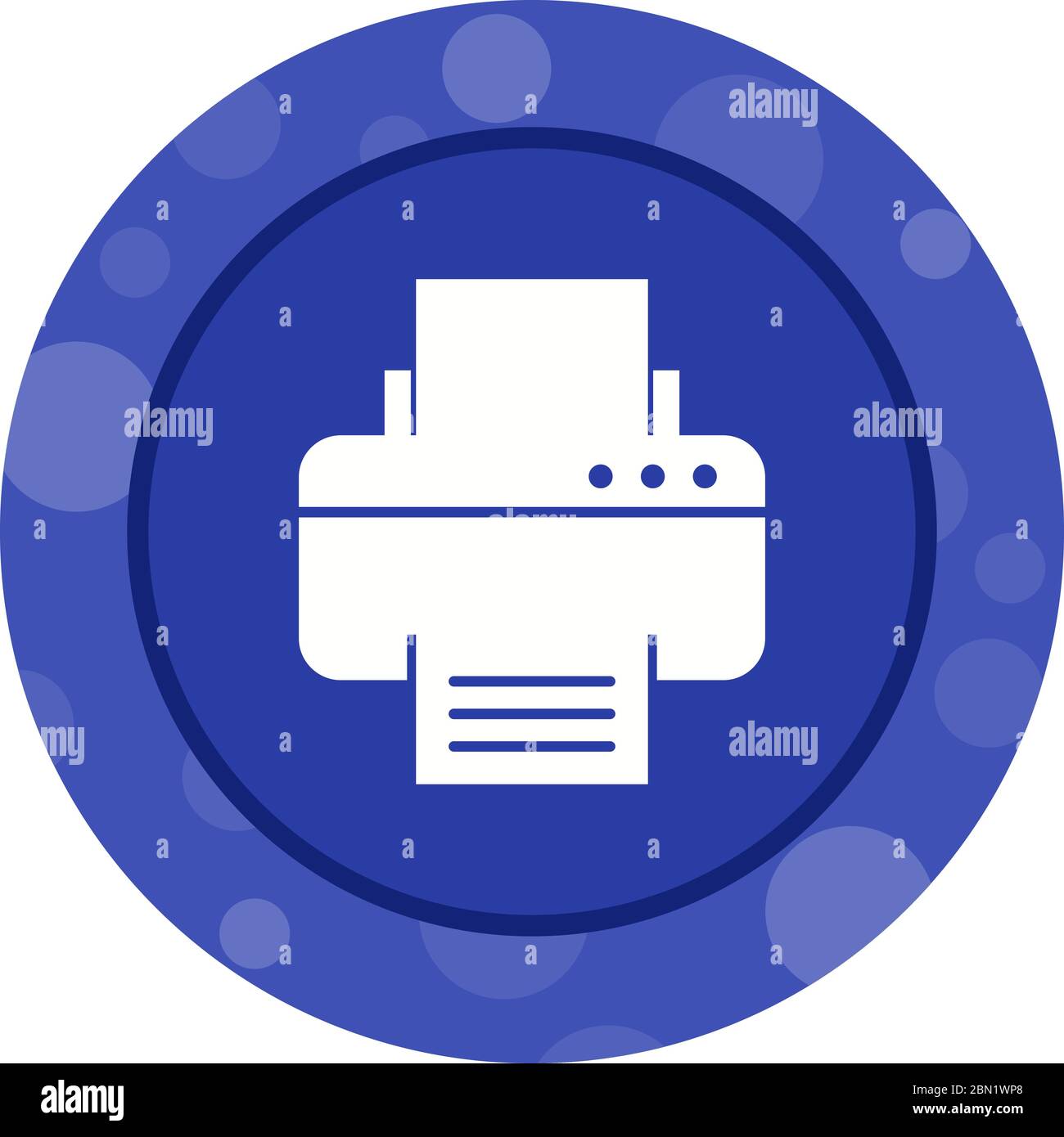Beautiful Printer Vector Glyph icon Stock Vector