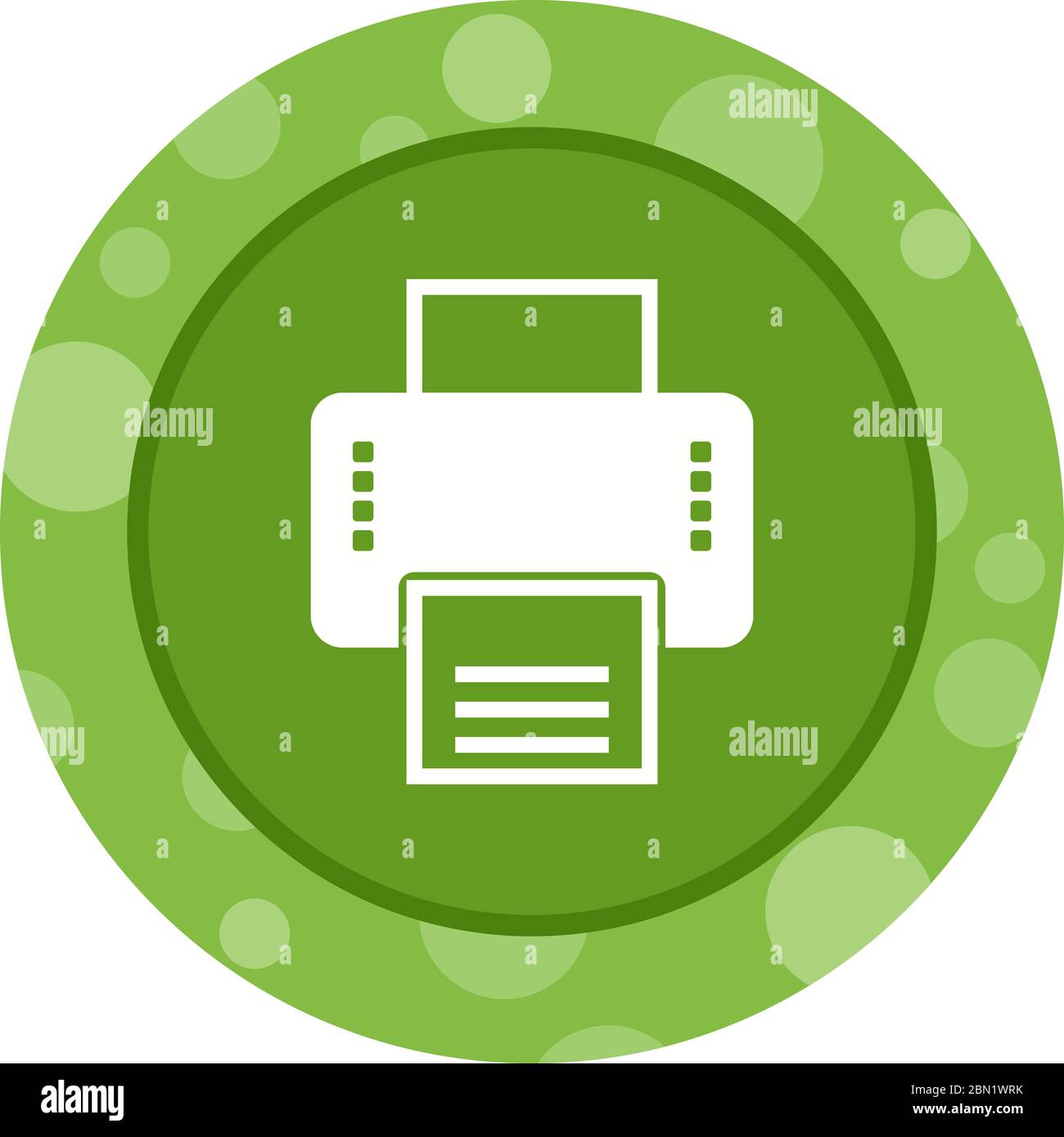 Beautiful Printer Vector Glyph icon Stock Vector