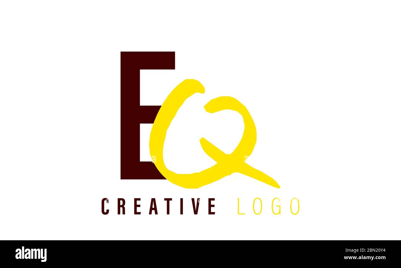 Simple initial EQ letter logo design idea Stock Vector Image & Art - Alamy