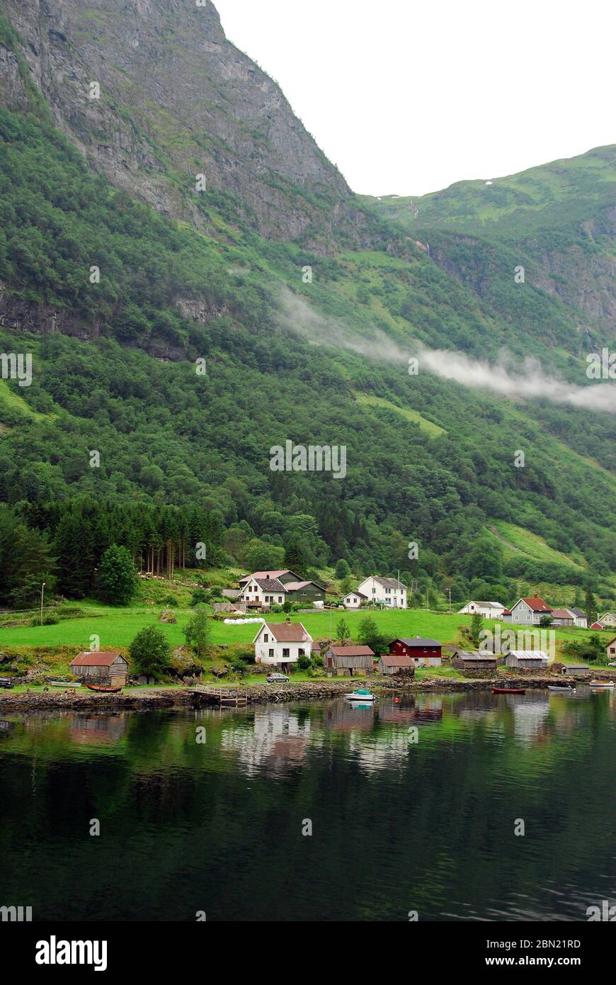 Norway, Sognefjord (or Sognefjorden) fjord 01 Stock Photo