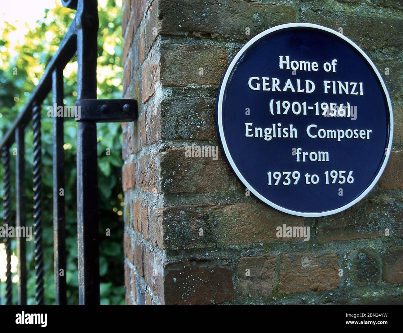 The Home of Gerald Finzi English Composer Church farm in Ashamsworth Hampshire Stock Photo