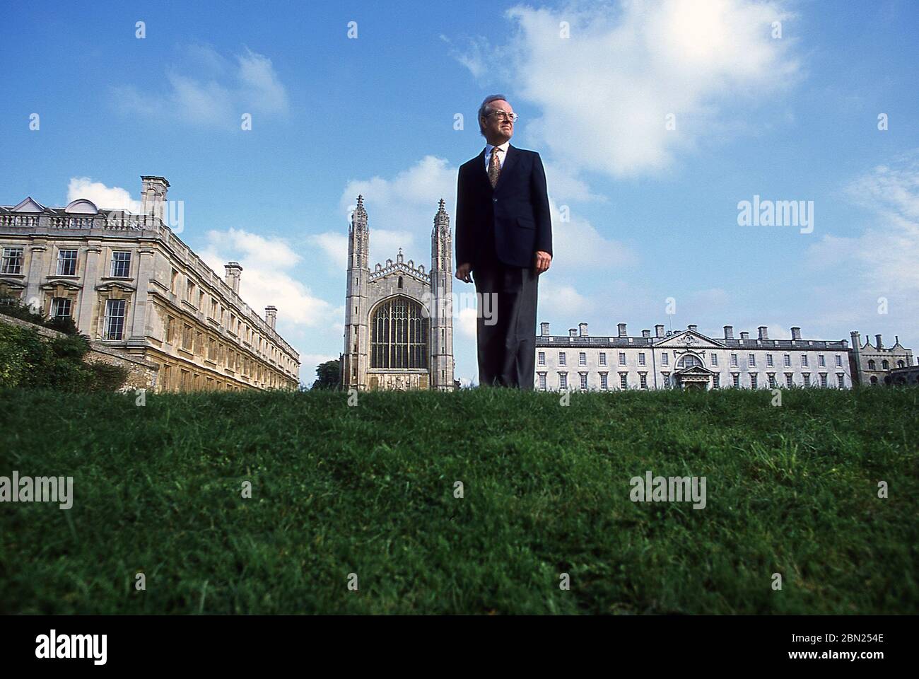 Sir Stephen Cleobury Director of music to the choir of Kings College Cambridge UK Stock Photo