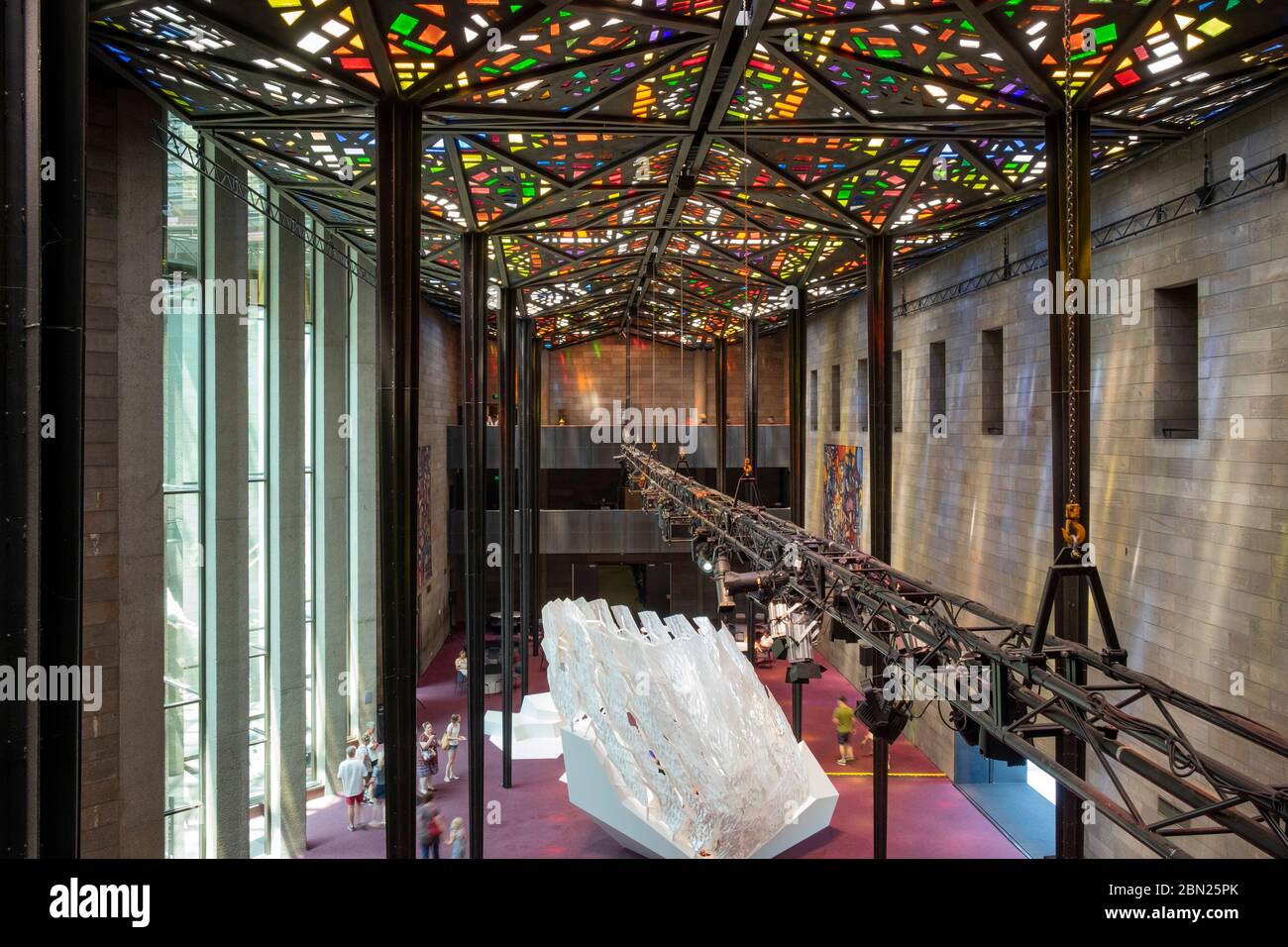 Great Hall, National Gallery of Victoria, Melbourne Australia featuring