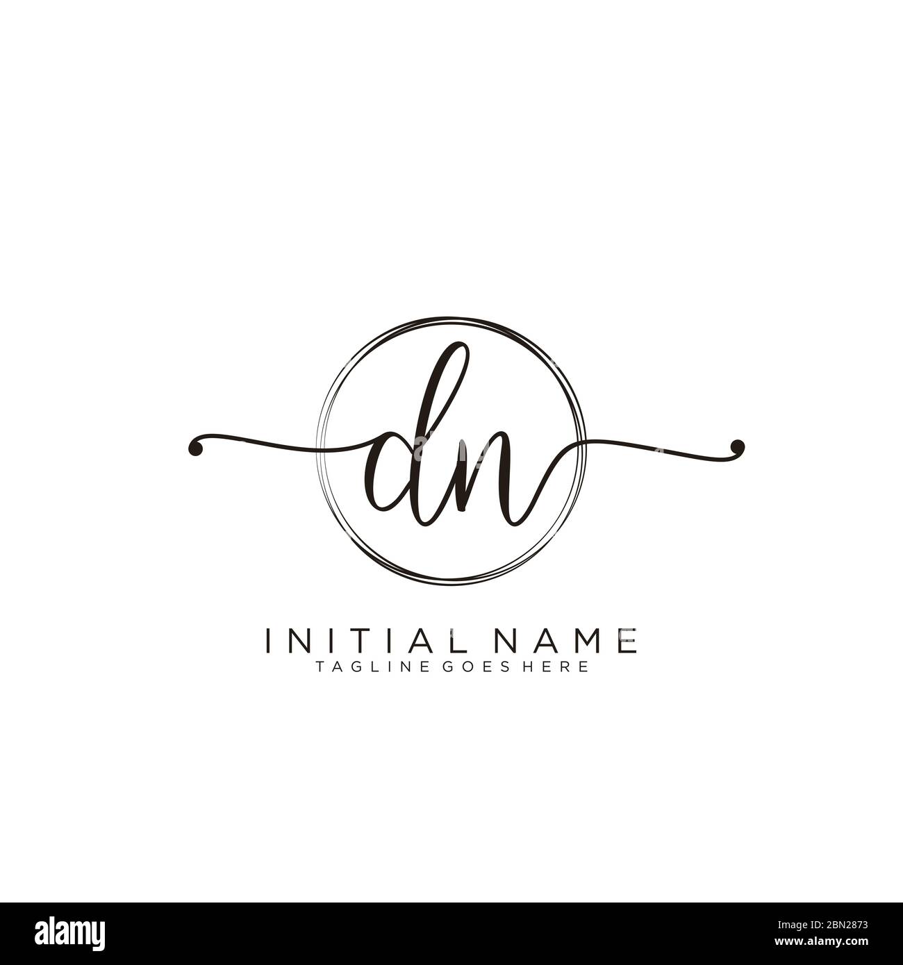 Letter dn vector vectors Cut Out Stock Images & Pictures Alamy