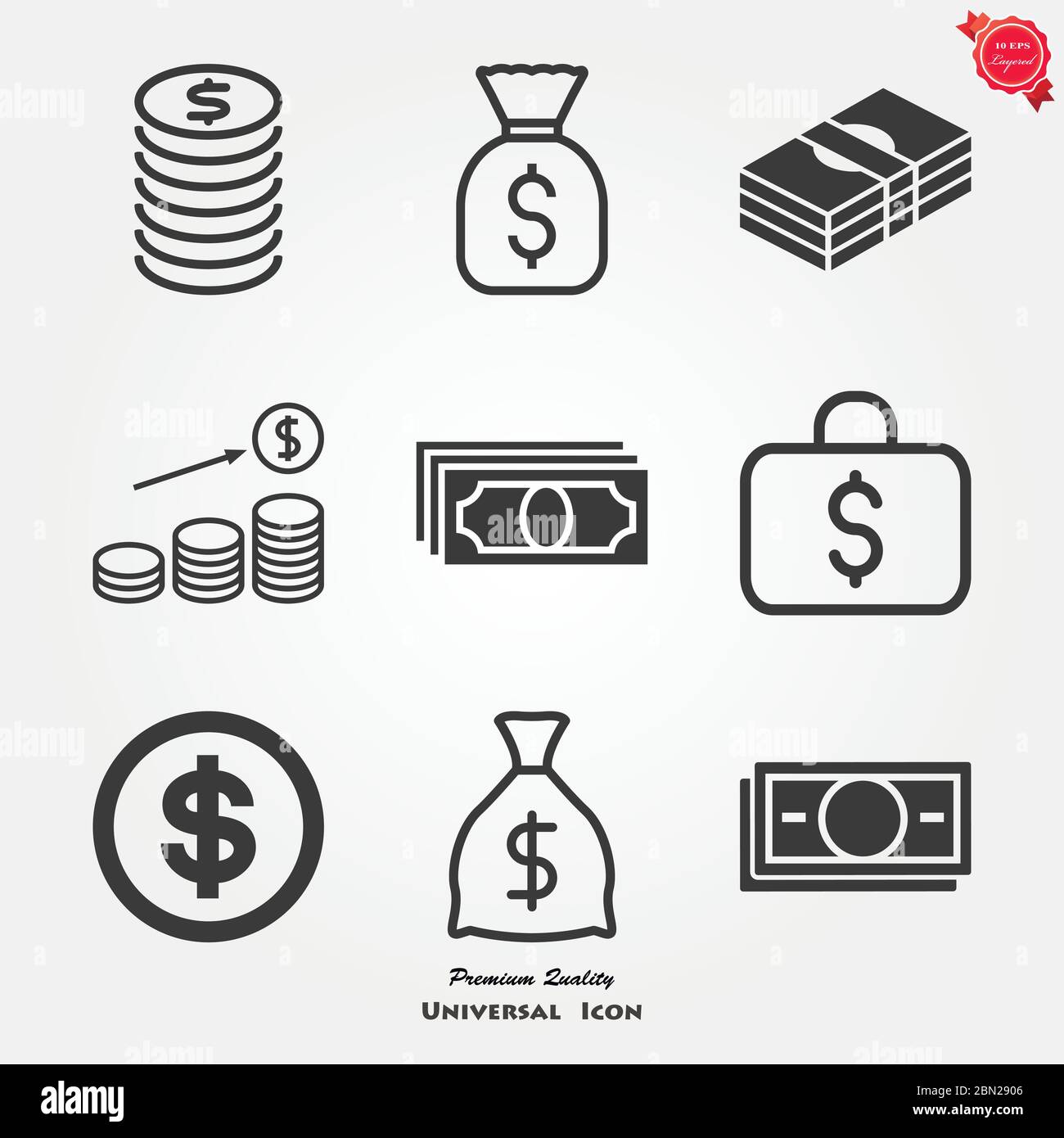 Money icon. Universal money icon to use in web and mobile UI Stock ...