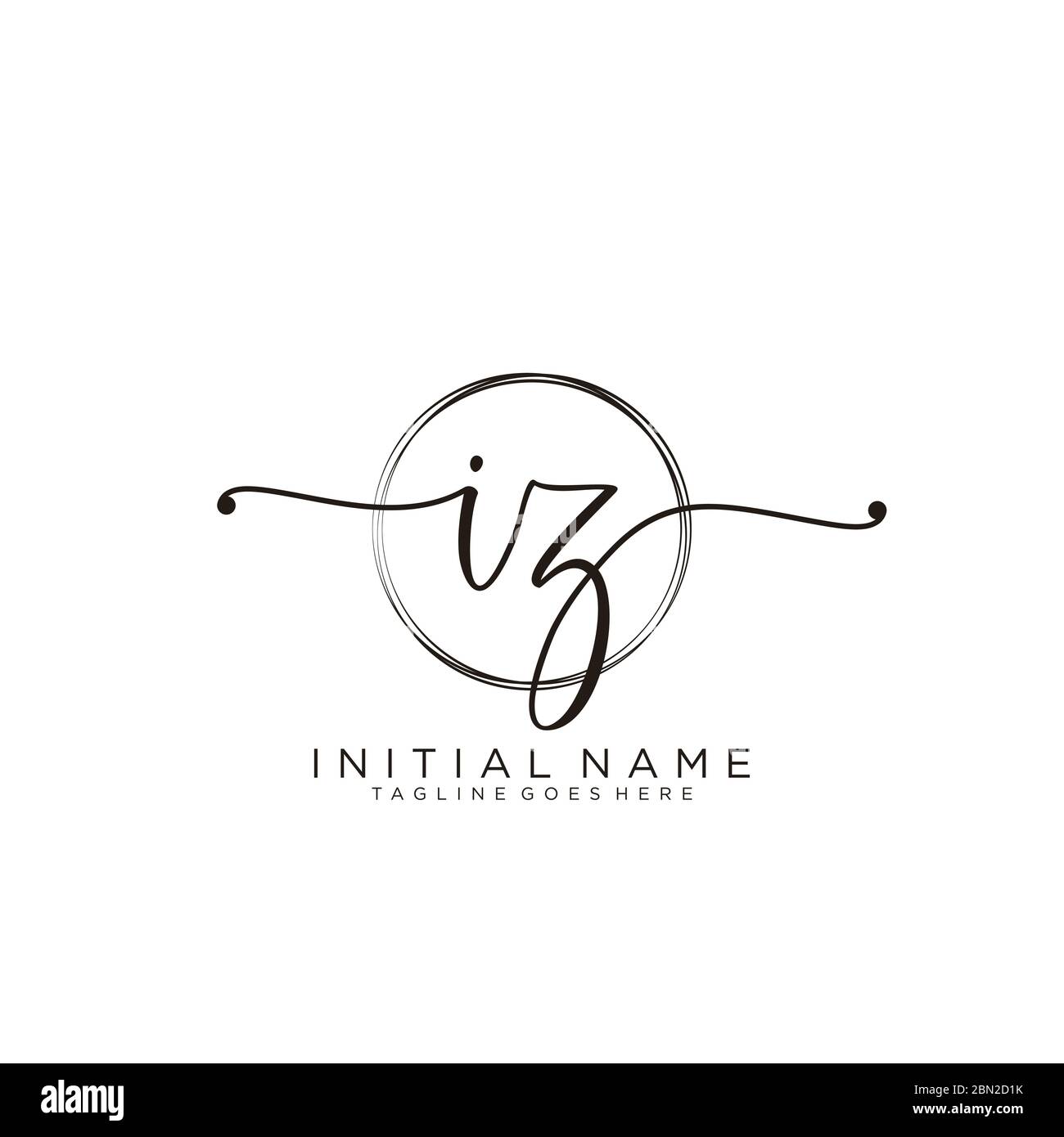 Iz font Stock Vector Images Alamy