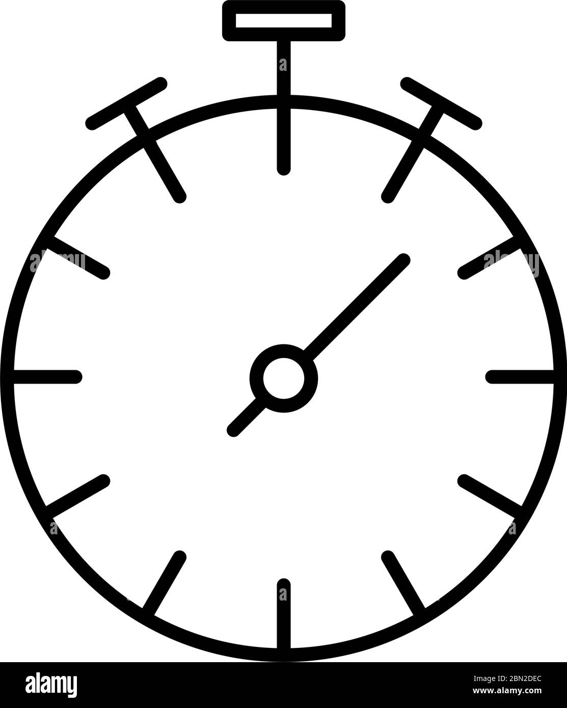 Stopwatch Line black icon Stock Vector Image & Art - Alamy