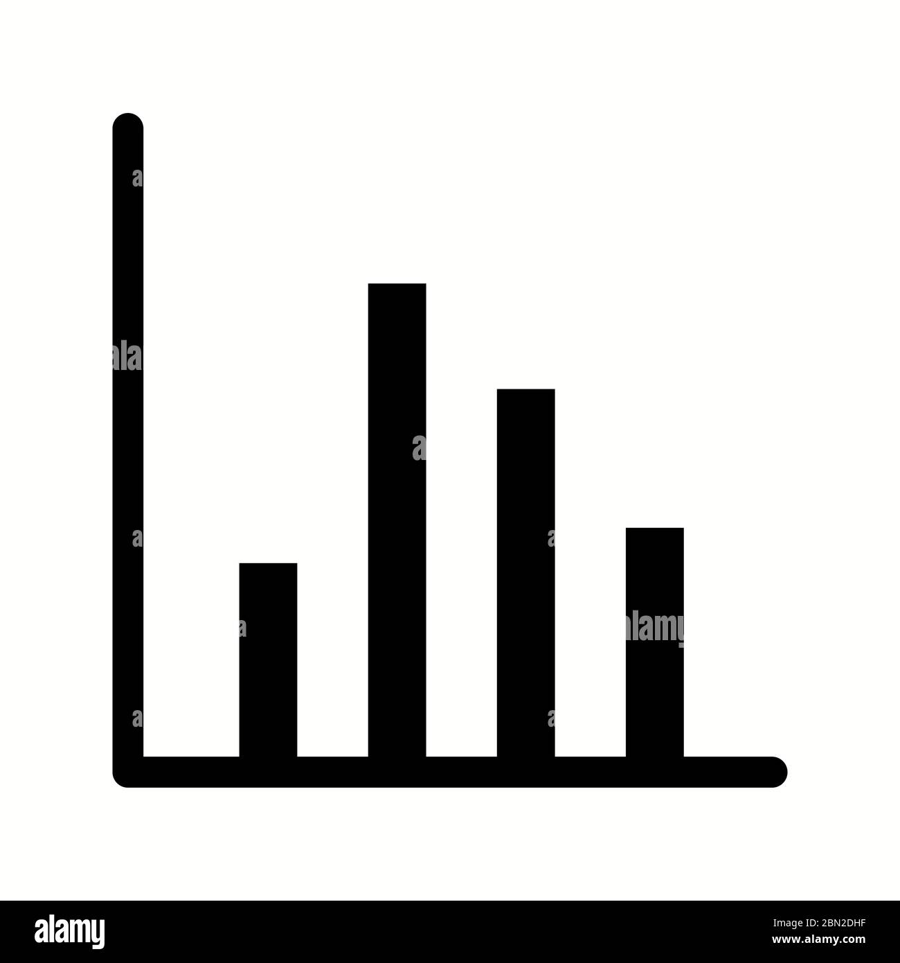 Beautiful graph glyph black icon Stock Vector Image & Art - Alamy