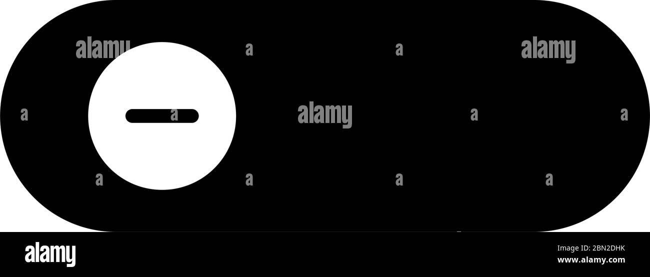 On off switch illustration Black and White Stock Photos & Images - Alamy