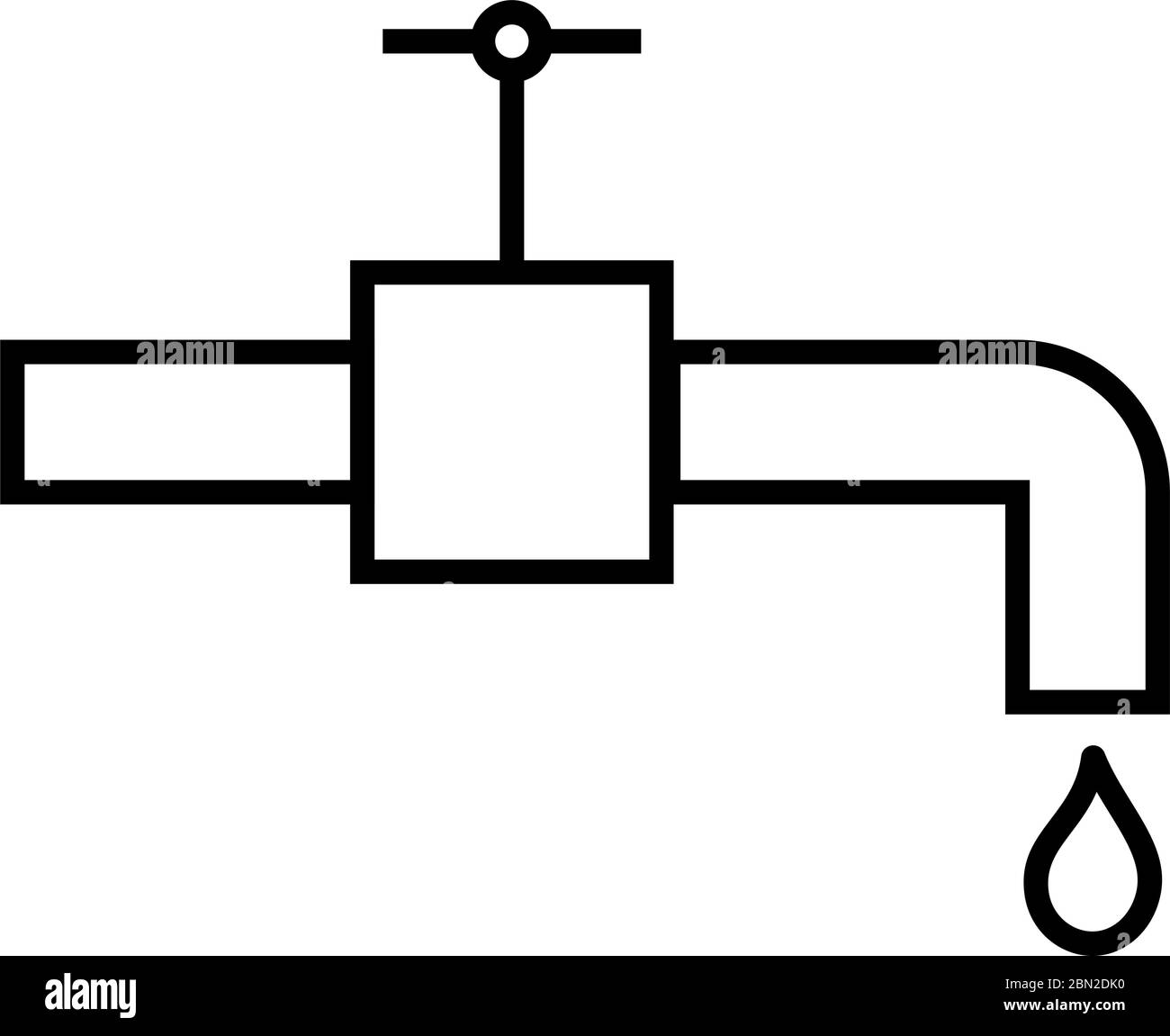 Beautiful Tap Line black icon Stock Vector Image & Art - Alamy
