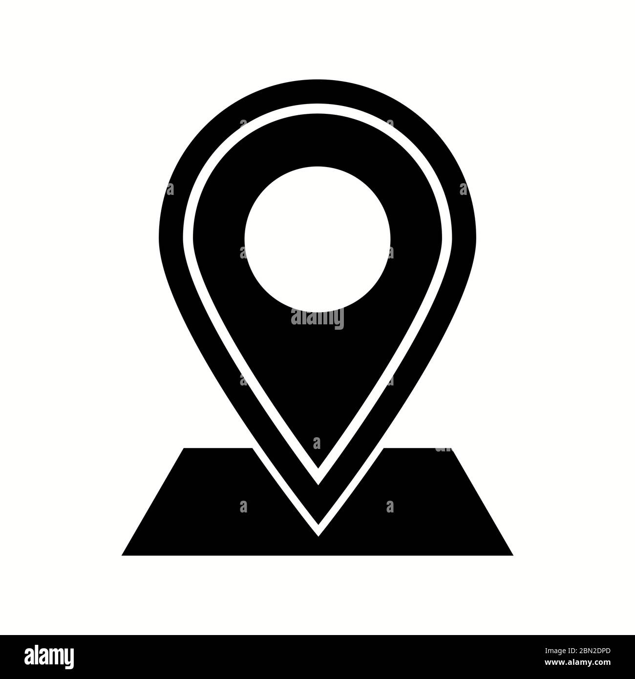 Beautiful maps glyph black icon Stock Vector Image & Art - Alamy