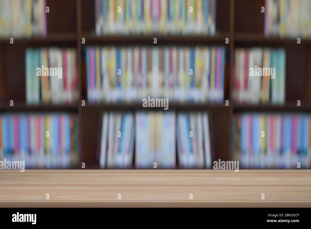 Empty Wooden Shelves Over Blurred Bookshelf Background Education Concept Stock Photo Alamy Empty Wooden Shelves Over Blurred Bookshelf Background Education Concept Stock Photo Alamy