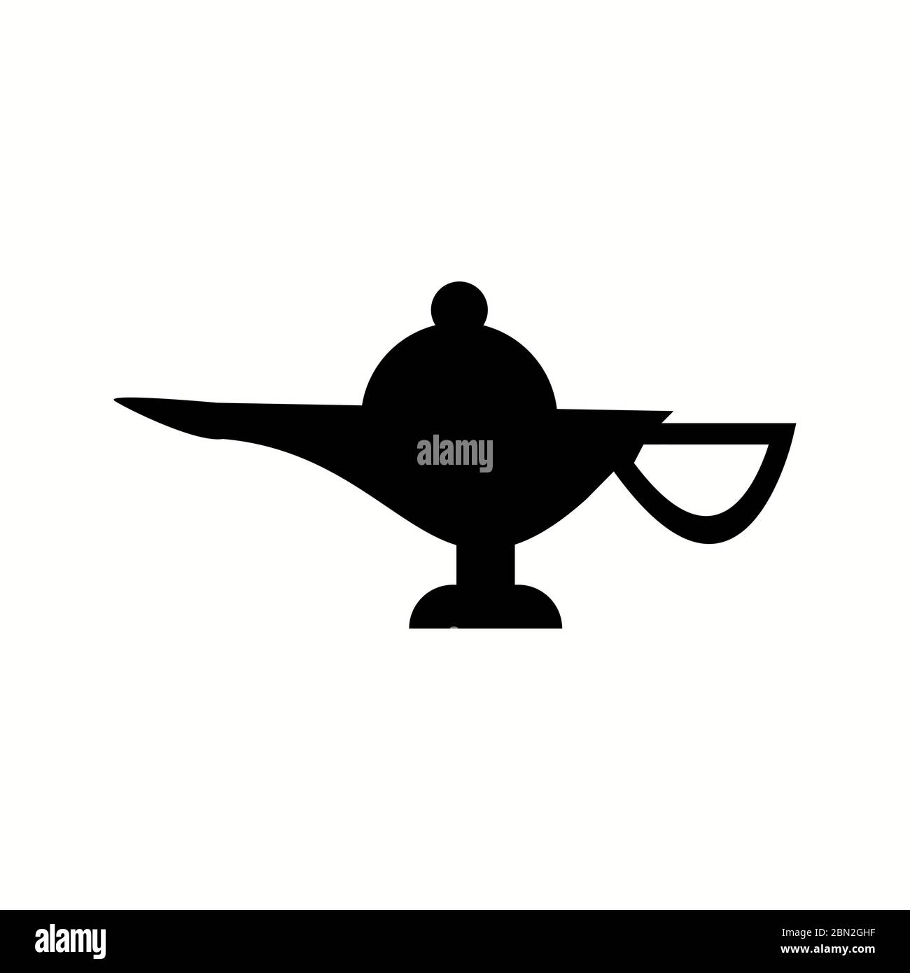 Beautiful magical lamp Glyph black icon Stock Vector Image & Art - Alamy