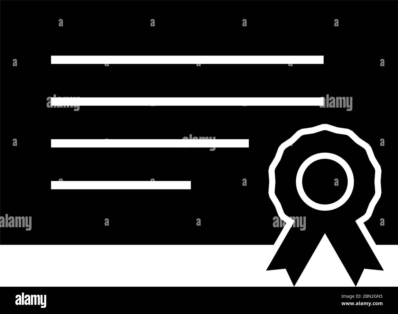 Diploma glyph black icon Stock Vector Image & Art - Alamy