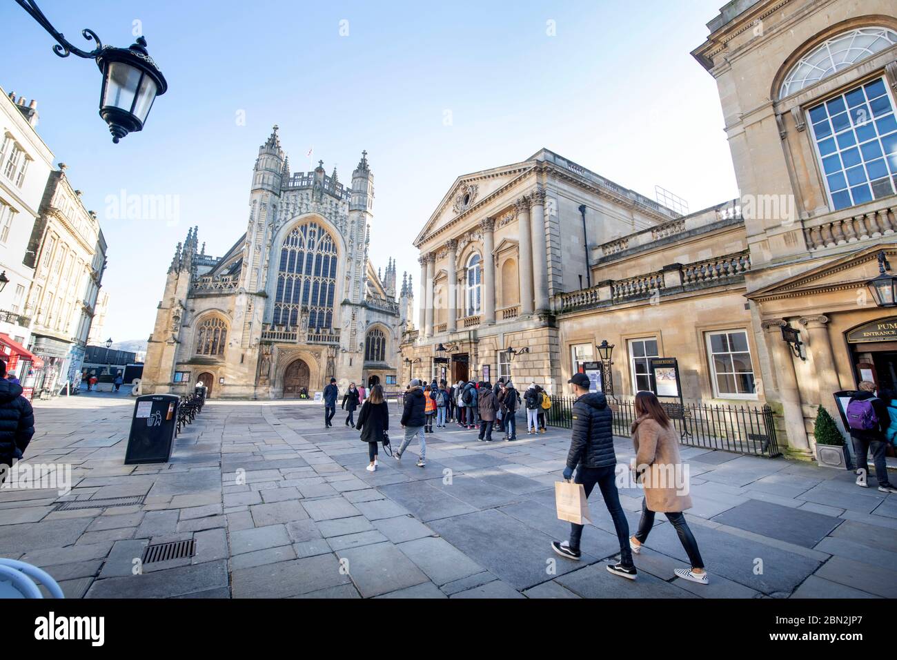 Abbey Church Yard, Bath, UK Stock Photo Alamy