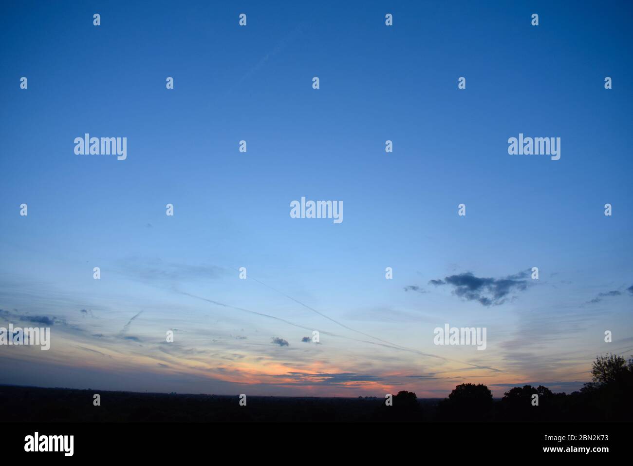 Beautiful Sky After Sunset Stock Photo Alamy