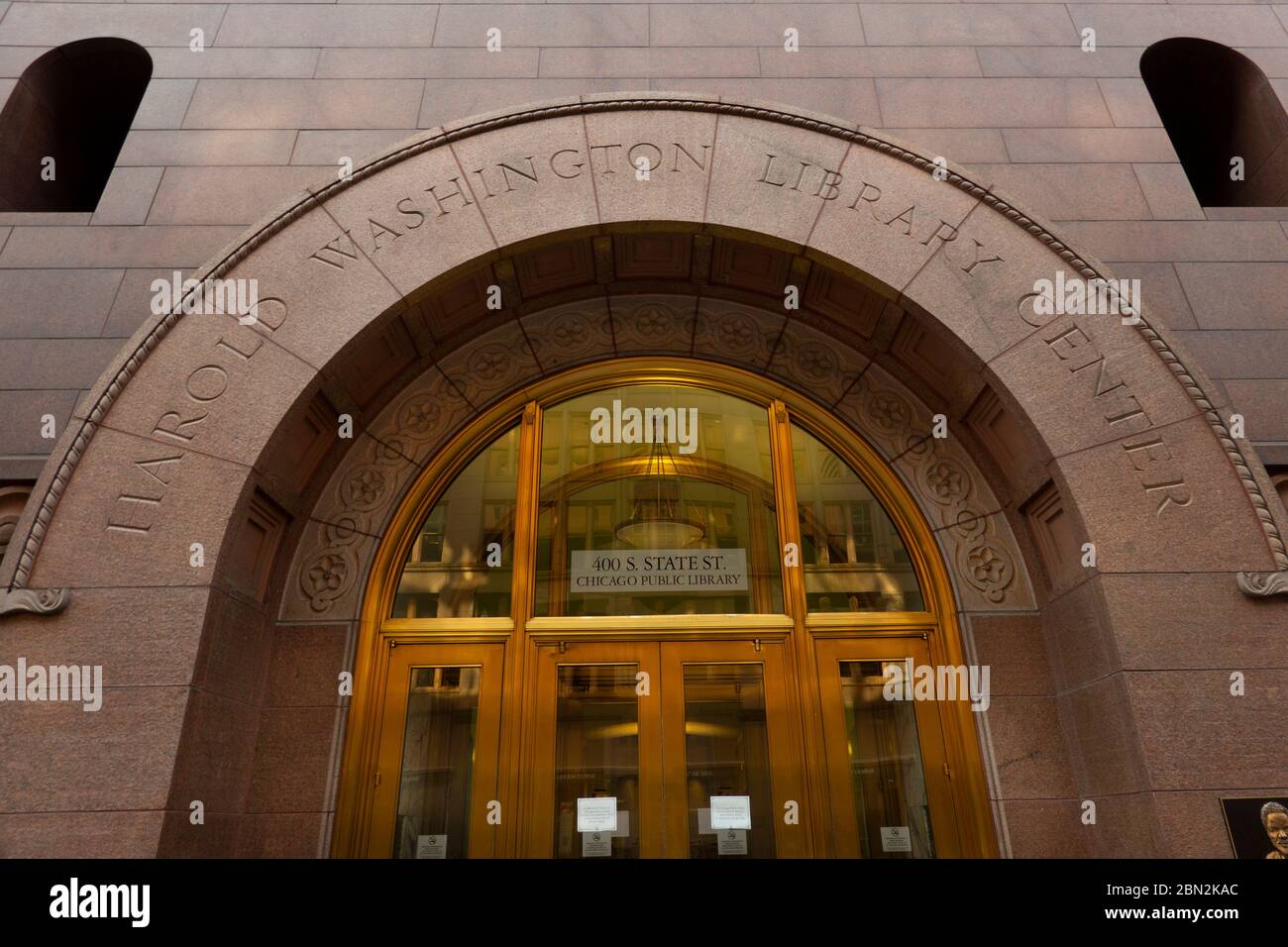 Harold washington library center chicago illinois stock photo alamy