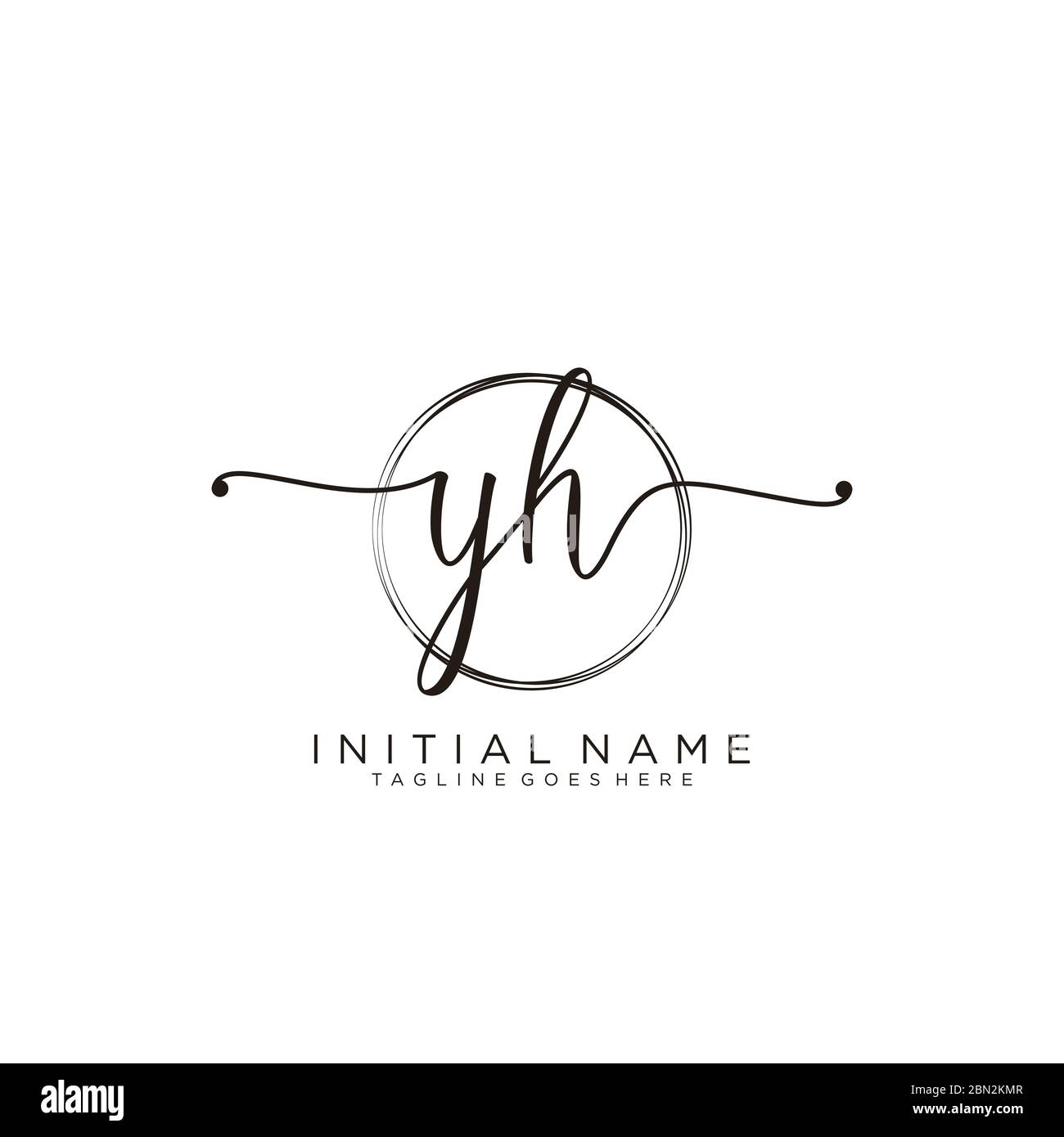 Yh logo vector vectors hi-res stock photography and images - Alamy