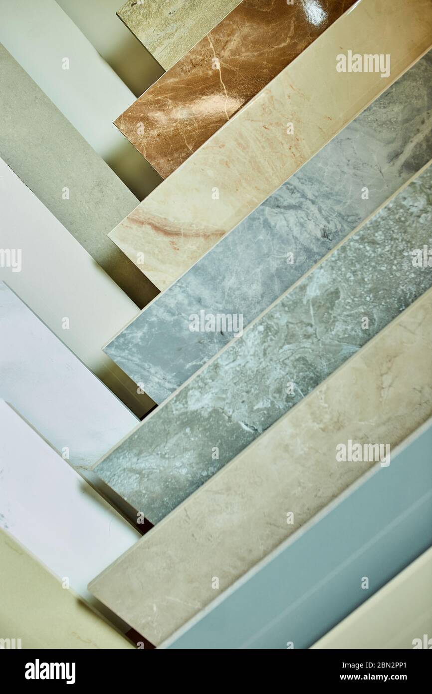 Various marble tile samples hi-res stock photography and images - Alamy