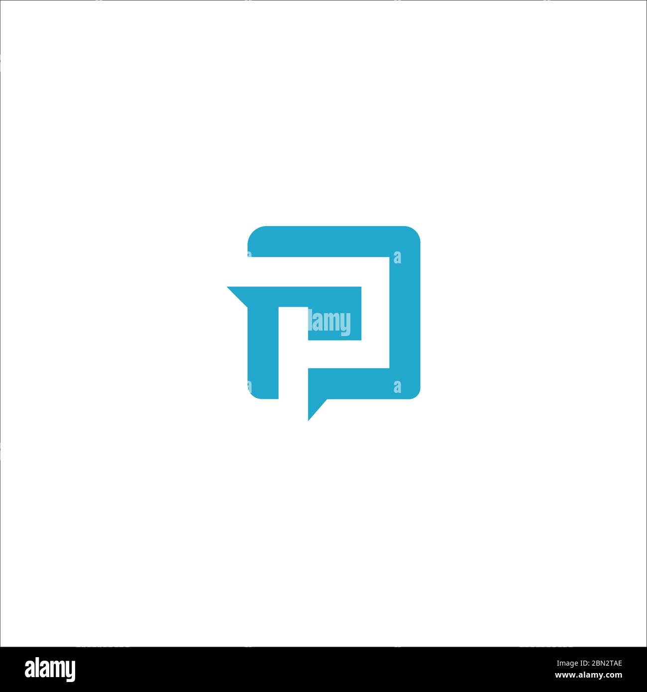 Initial letter pp logo or p logo vector design template Stock Vector