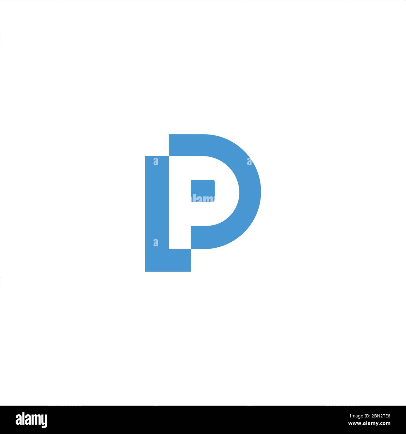 Initial letter pp logo or p logo vector design template Stock Vector