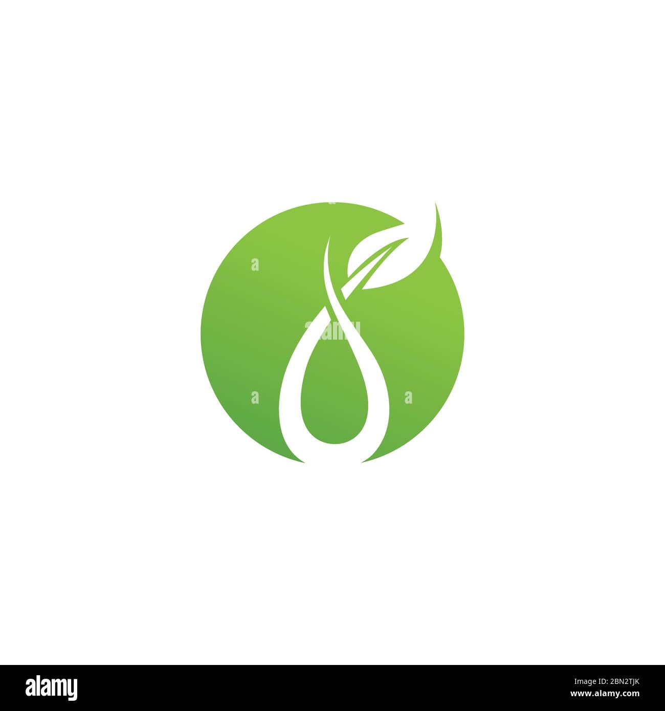 Water drop and leaf Logo Template vector Stock Vector Image & Art - Alamy
