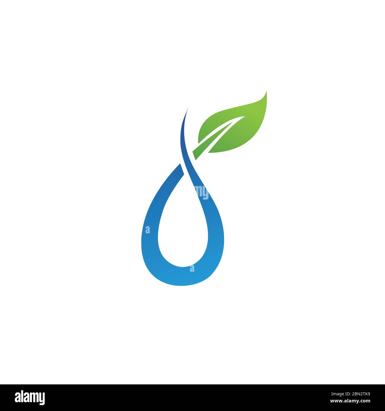 Water drop and leaf Logo Template vector Stock Vector Image & Art - Alamy