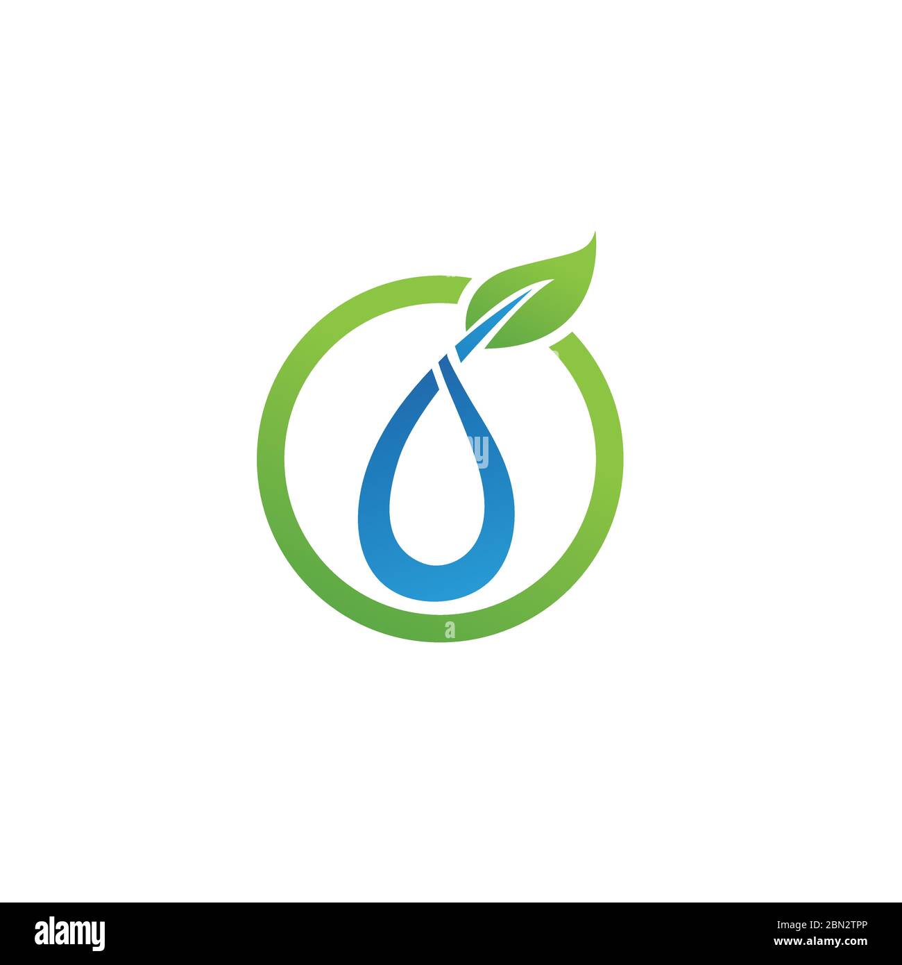 Water drop and leaf Logo Template vector Stock Vector Image & Art - Alamy